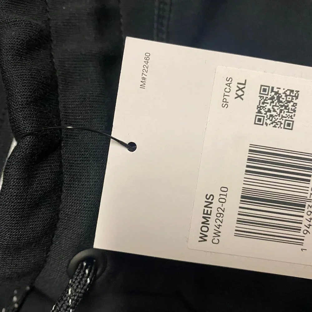Nike Womens Black Sportswear Tech Fleece High Rise Standard Fit Jogger Pants - Picture 5 of 7